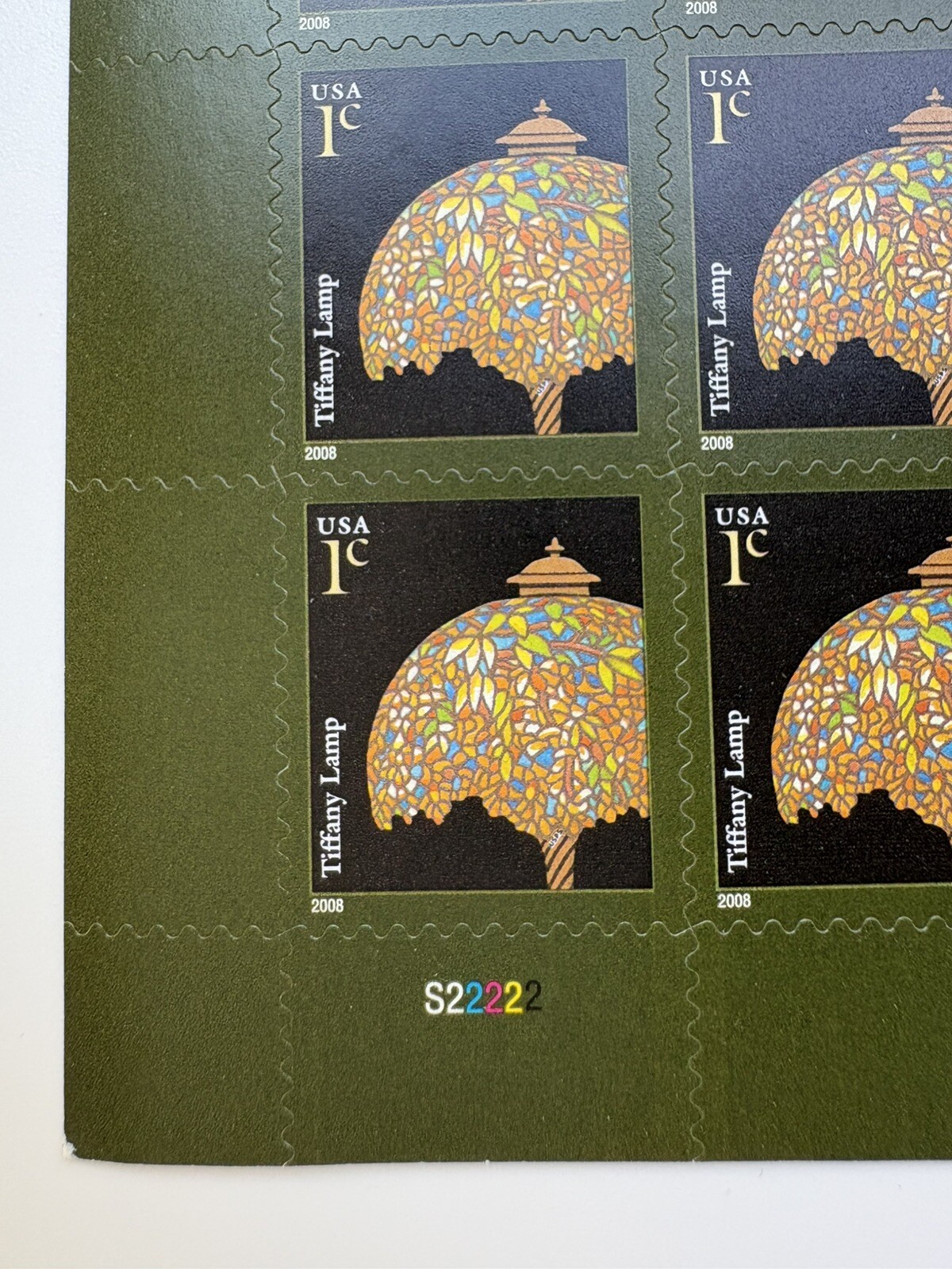 Tiffany Lamps! US Postal Stamps ORIGINAL!