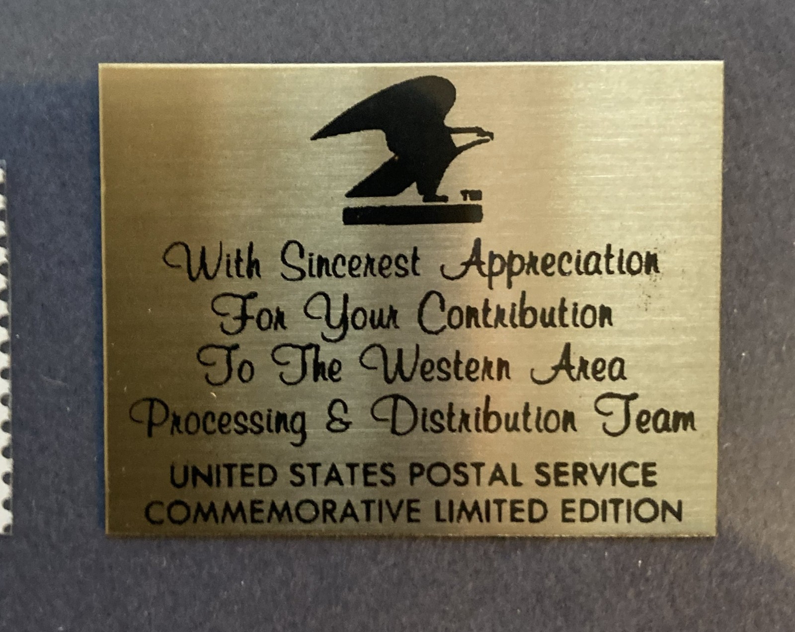USPS Commemorative Framed Limited Edition 11 Mint Statehood Stamps Certified