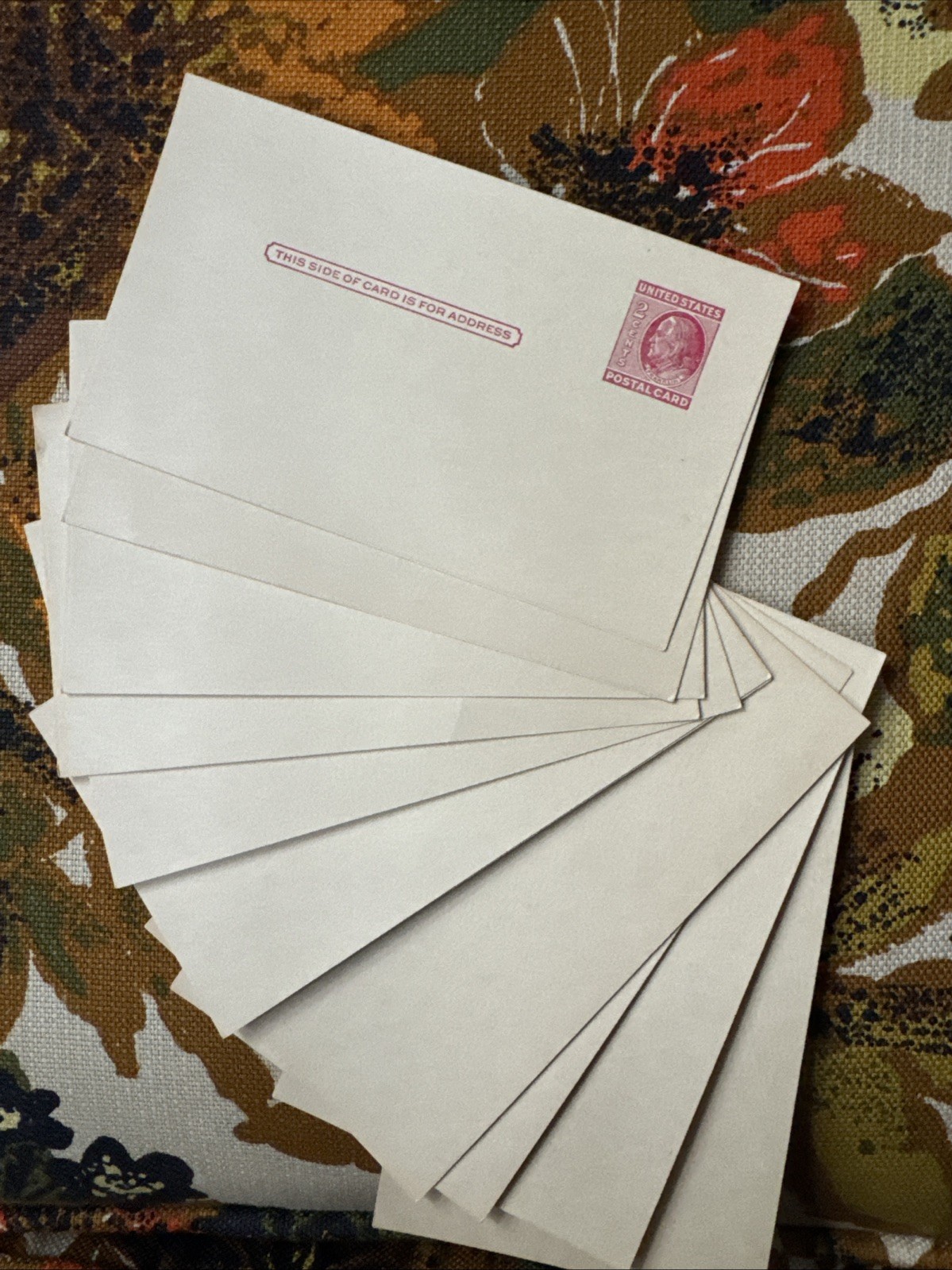 2 Cent Postal Card Benjamin Franklin Set Of 11 Unused