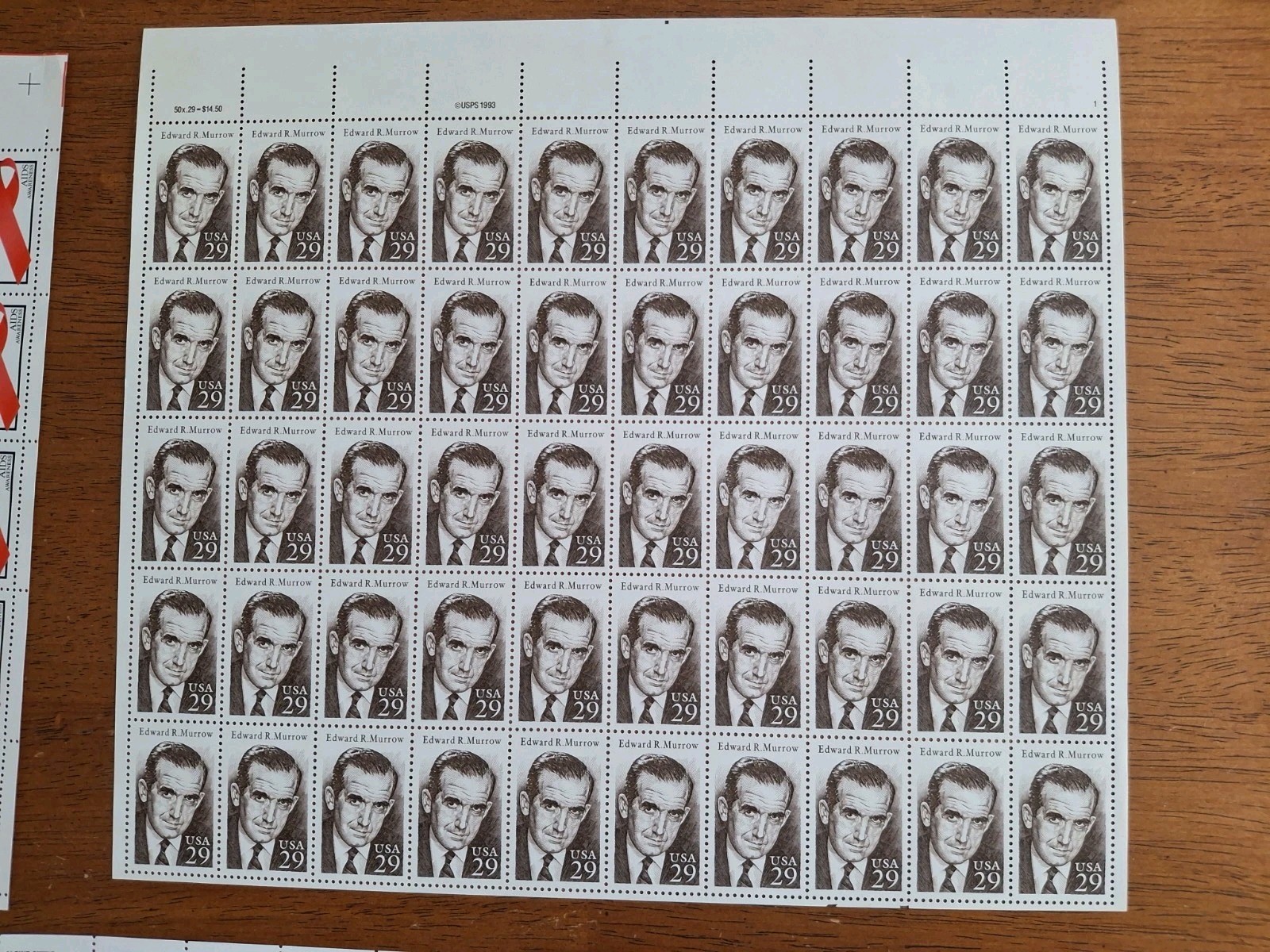 Five (5) Sheets 180 Stamps of Assorted Mixed Designs of 29¢ US Postage Stamp 3