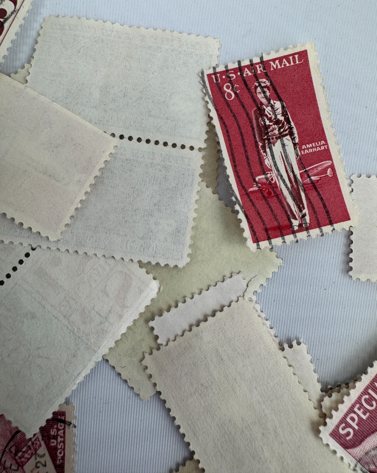 Vintage US Airmail and Special Delivery Stamp Mixture Lot 1940s-1960s Used