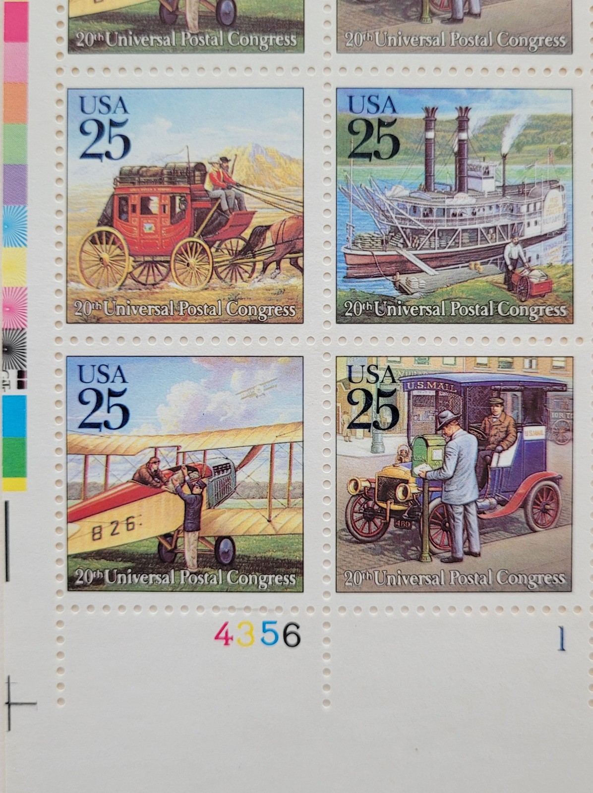 20th Universal Postal Congress 25c Sheet of 20 Scott #2434-2437 MNH