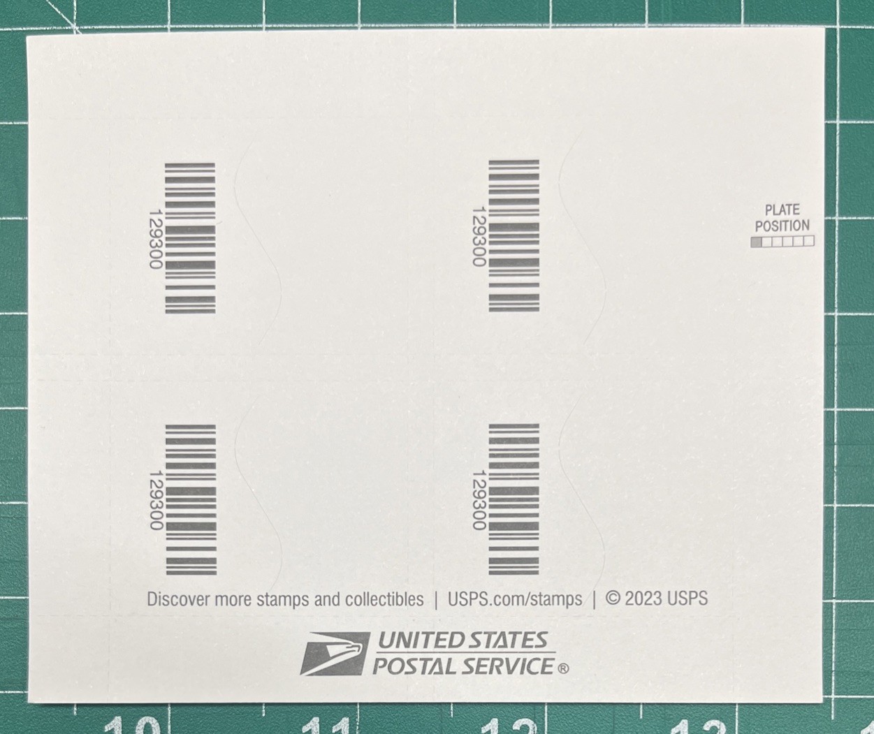 Sheet of 4 Cosmic Cliffs 2024 USPS Priority Express Mail Stamps $30.45 X 4