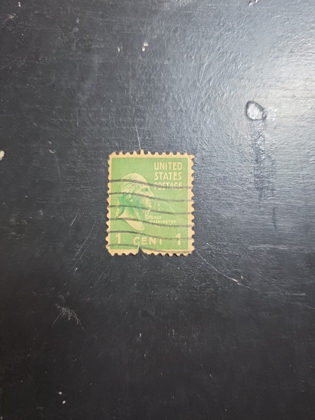 George Washington 1c Stamp Green