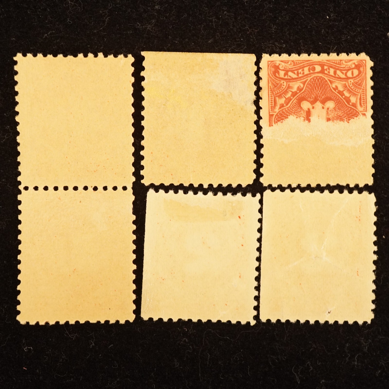 1917 1+2c Postage Due Stamps, 4x J61, 2x J62, Hinged – Free Shipping USA