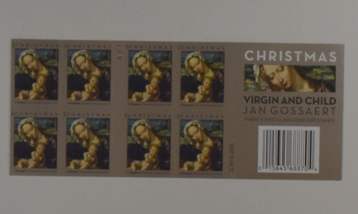 US SCOTT 4815a BOOKLET OF 20 JAN GOSSAERT VIRGIN AND CHILD FOREVER STAMPS MNH