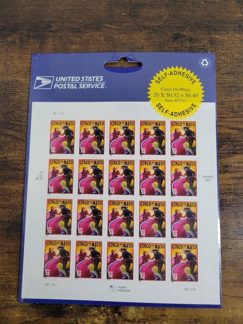 USPS Cinco De Mayo 32 Cents Factory Sealed