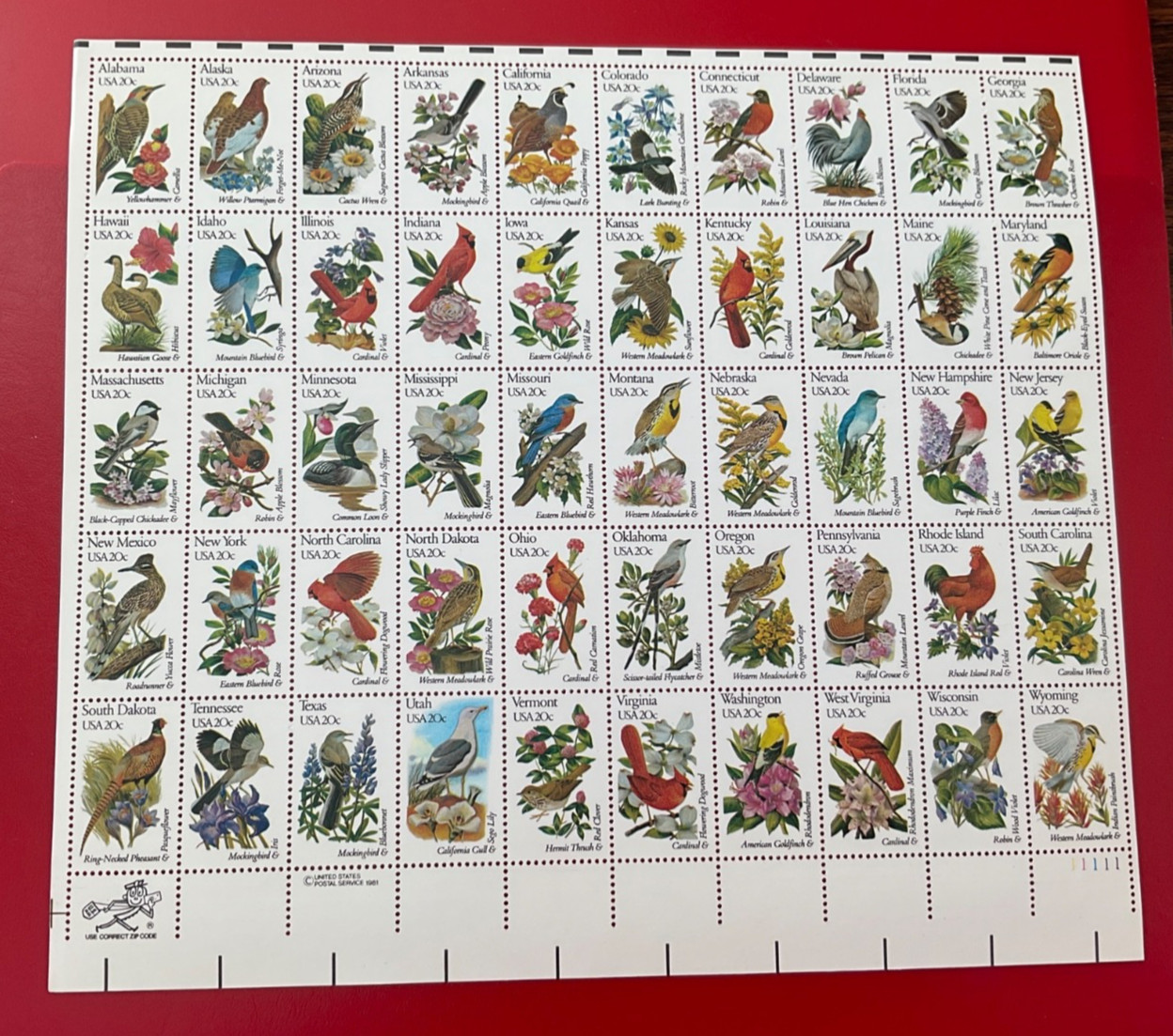 State Birds and Flowers
