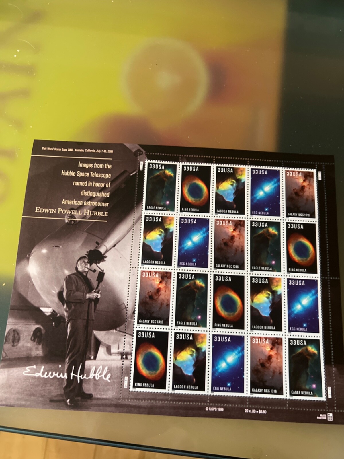 See Photos. US stamps SC# 3384-3388 Edwin Powell Hubble Space Telescope – MNH