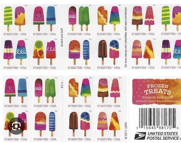 USPS Forever Stamps Frozen Treats (2017) Single Stamp Random Scott#5285-94