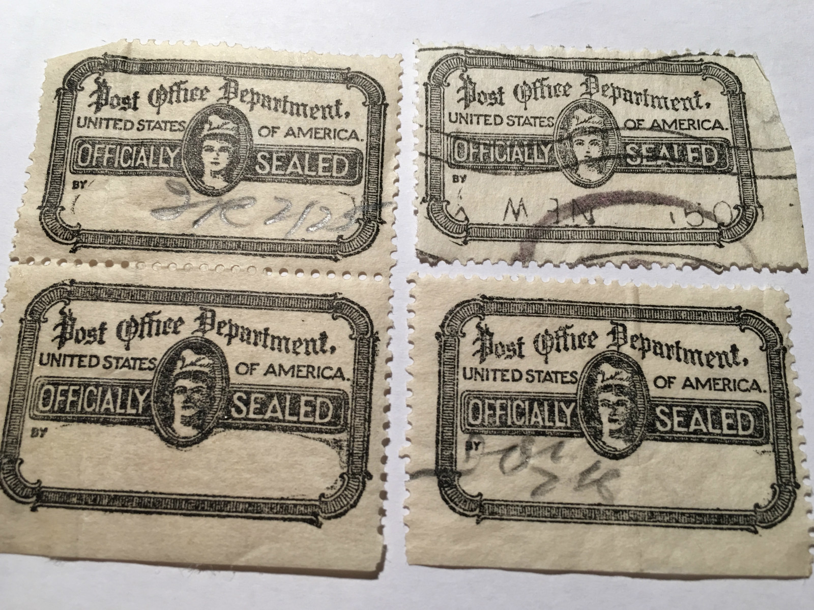 US BO Post Office Department United States America Official Sealed, LOT