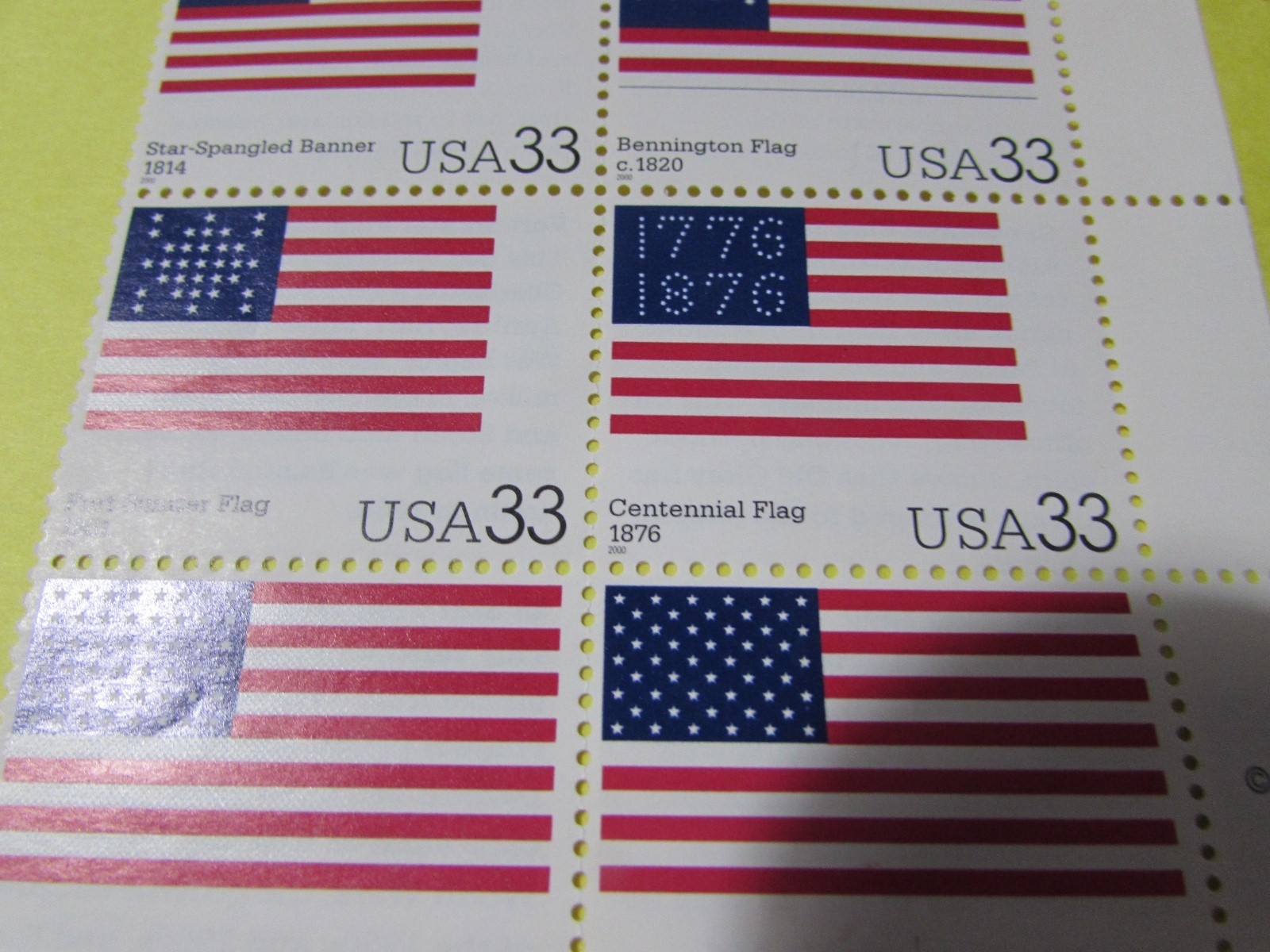 38 uncancelled US postage stamps .25, .33, .20, .10, .05, .20, .06, .30