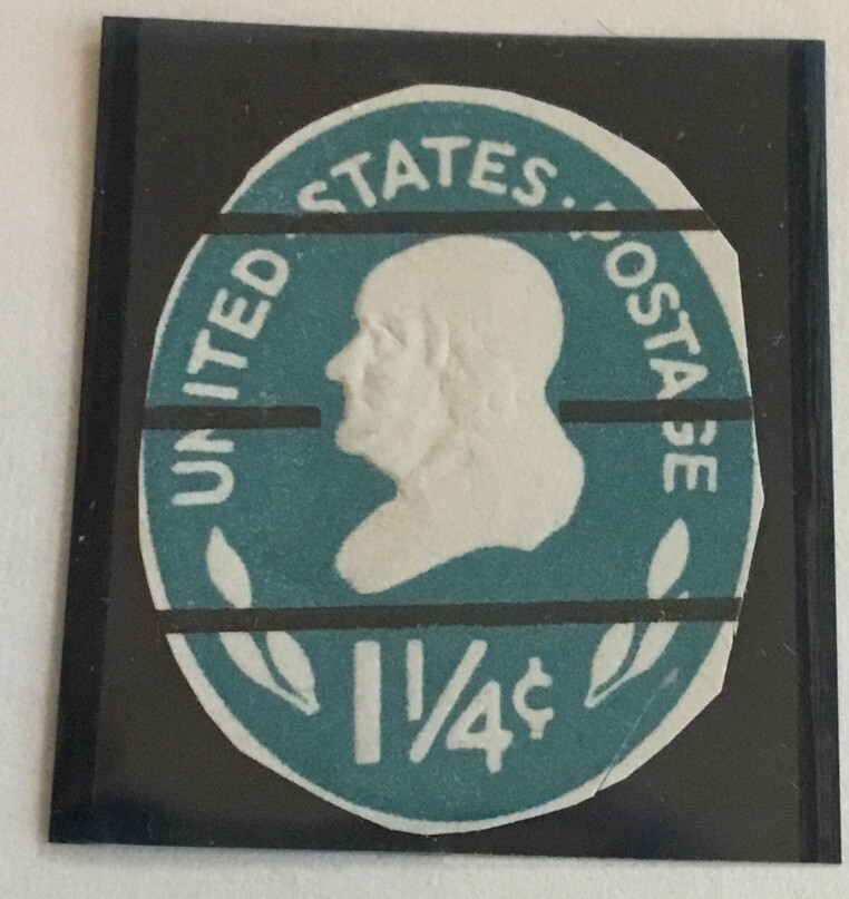 1 1/4 Cent Envelope Stamp