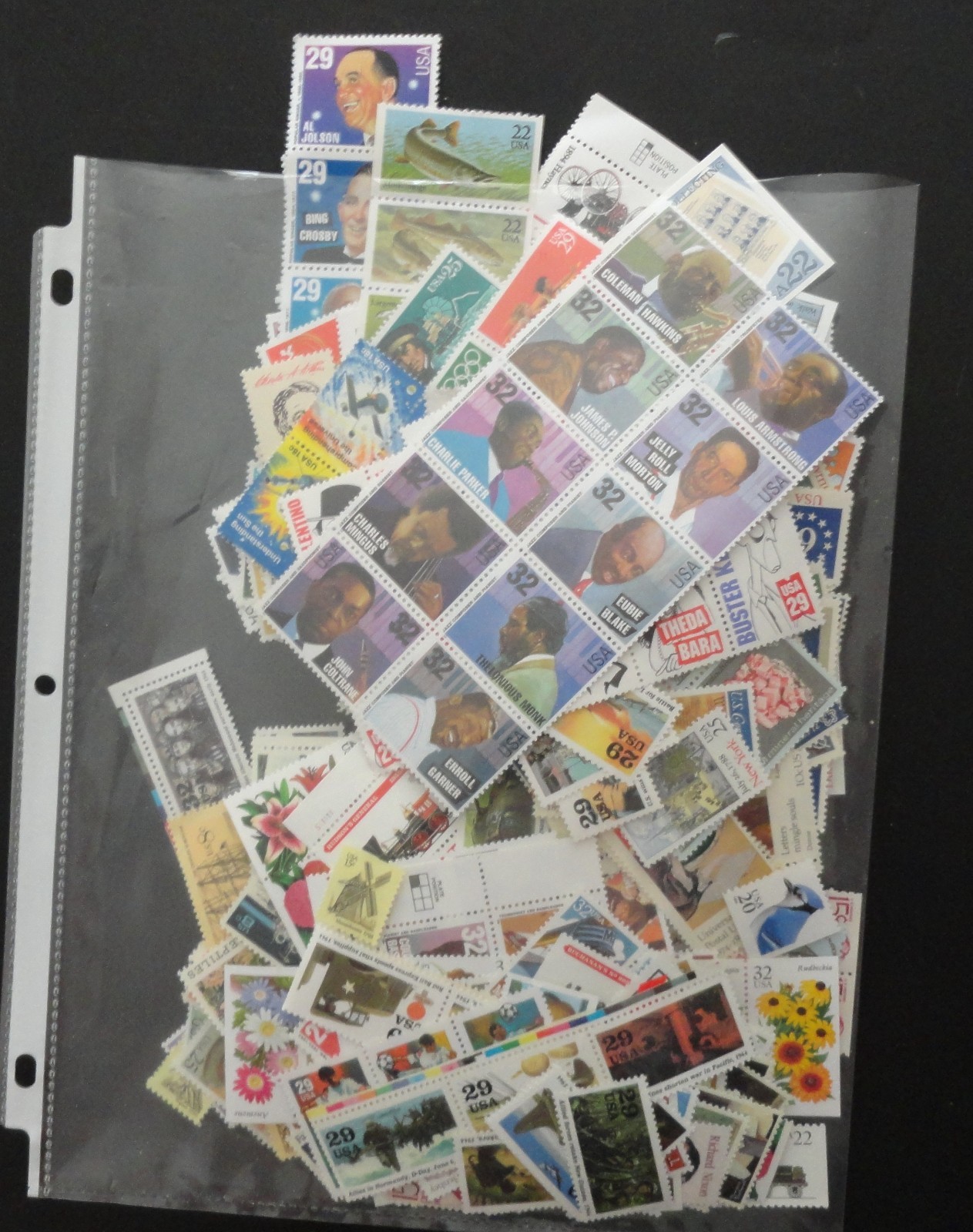 USA USPS MINT NH POSTAGE STAMPS LOT – ALL USABLE ON MAIL FACE VALUE $202.63