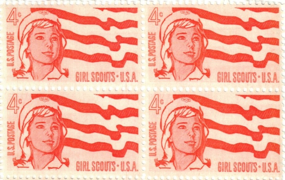 United States 4¢ Girl Scouts USA Postage Stamp #1199 Pack of 100