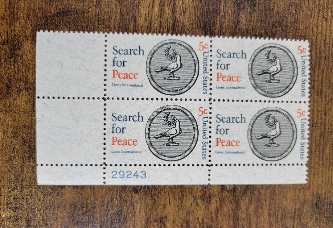 USPS Search for Peace – Lions International 5 Cent Stamps