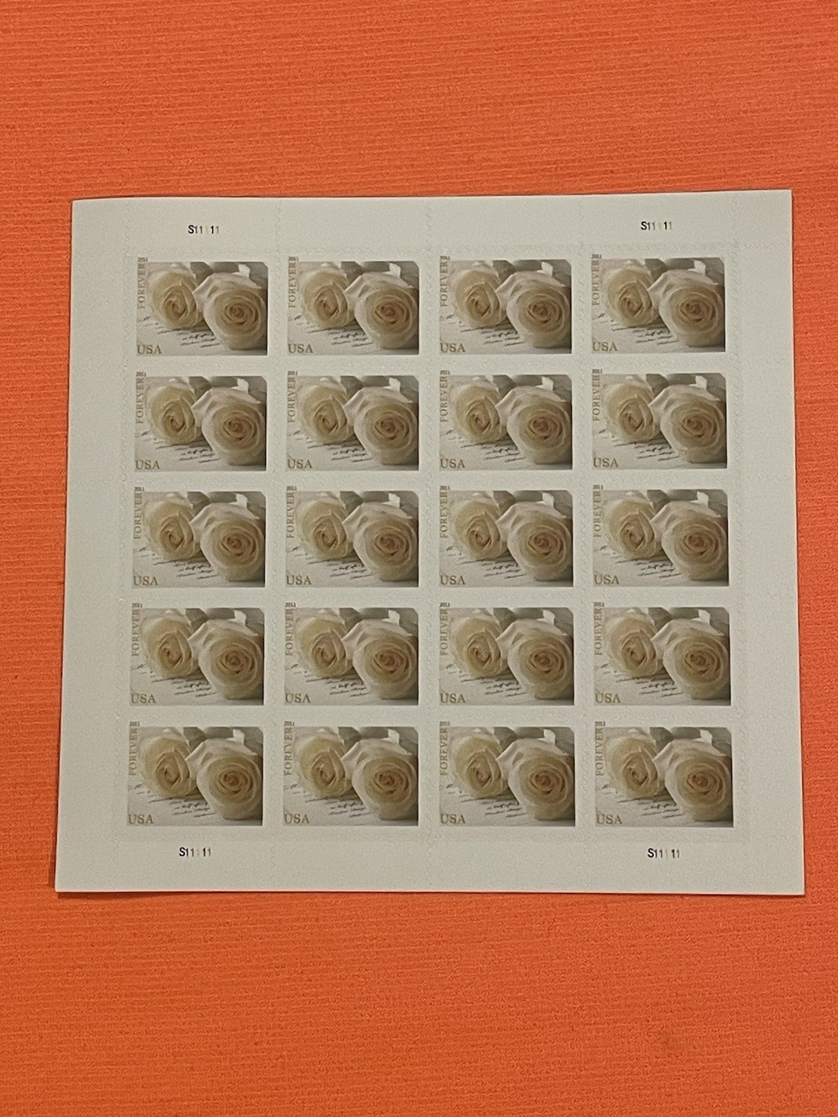 USPS Forever Stamps- Wedding White Roses (2010) Single Stamp Random MNH