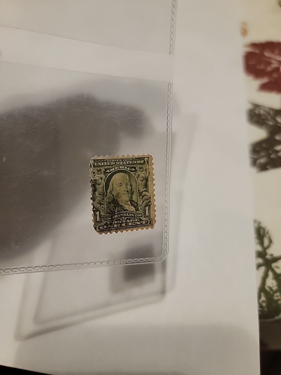 Extremely Rare Benjamin Franklin 1 Cent Stamp ￼￼