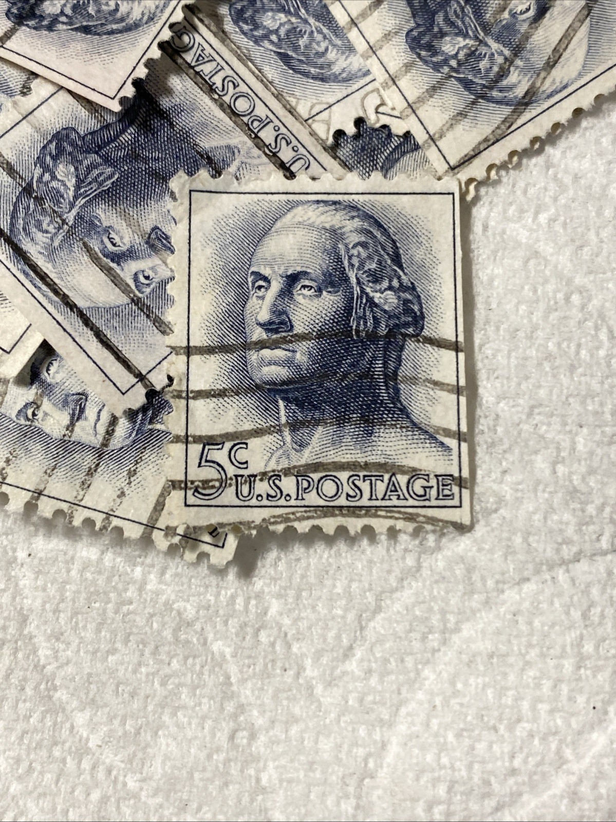 (250) Used Stamps 1963 – George Washington -5 Cents Stamps All Good Condition