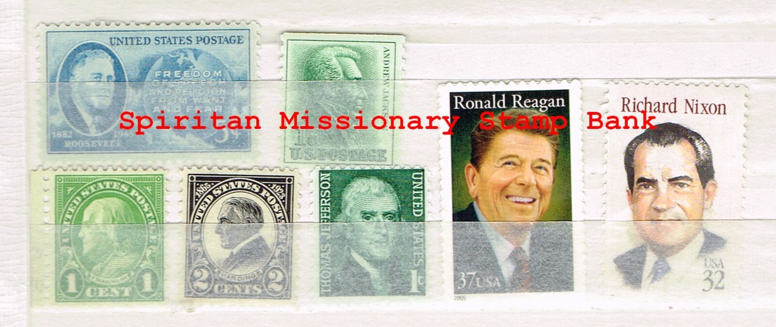 Presidents Stamps: 7 Mint (mnh) US Postage (13-283)