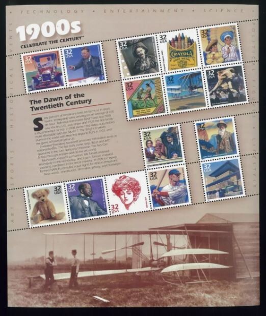 Celebrate the Century 1900 – Scott #3182 (still PO sealed)