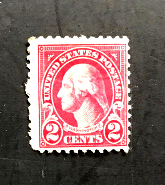 SIX UNITED STATES POSTAGE STAMPS: GEORGE WASHINGTON 2 CENTS #646, 647 554
