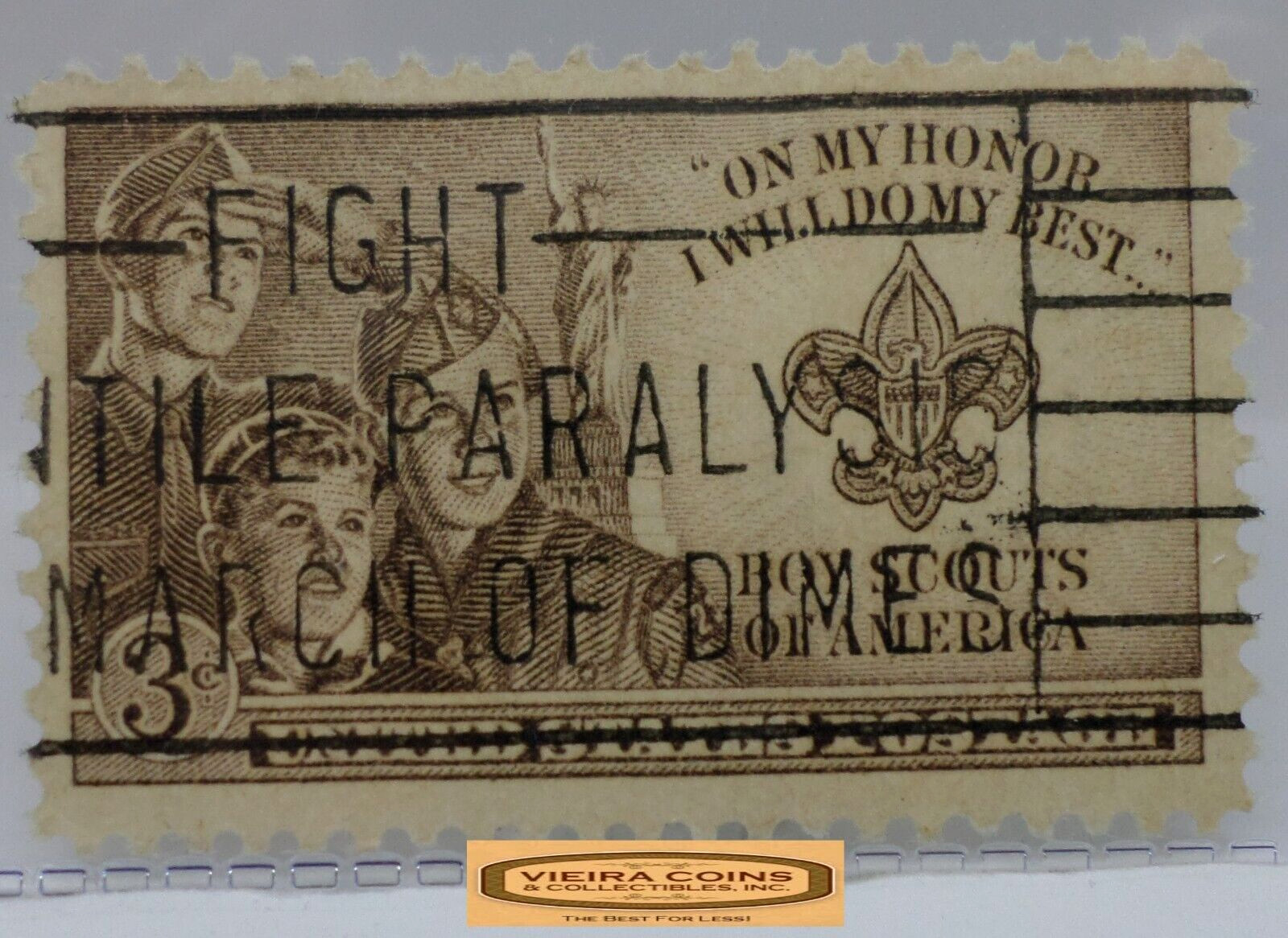 USA Postage Boy Scouts of America 3 Cents Stamp – #S42117NQ