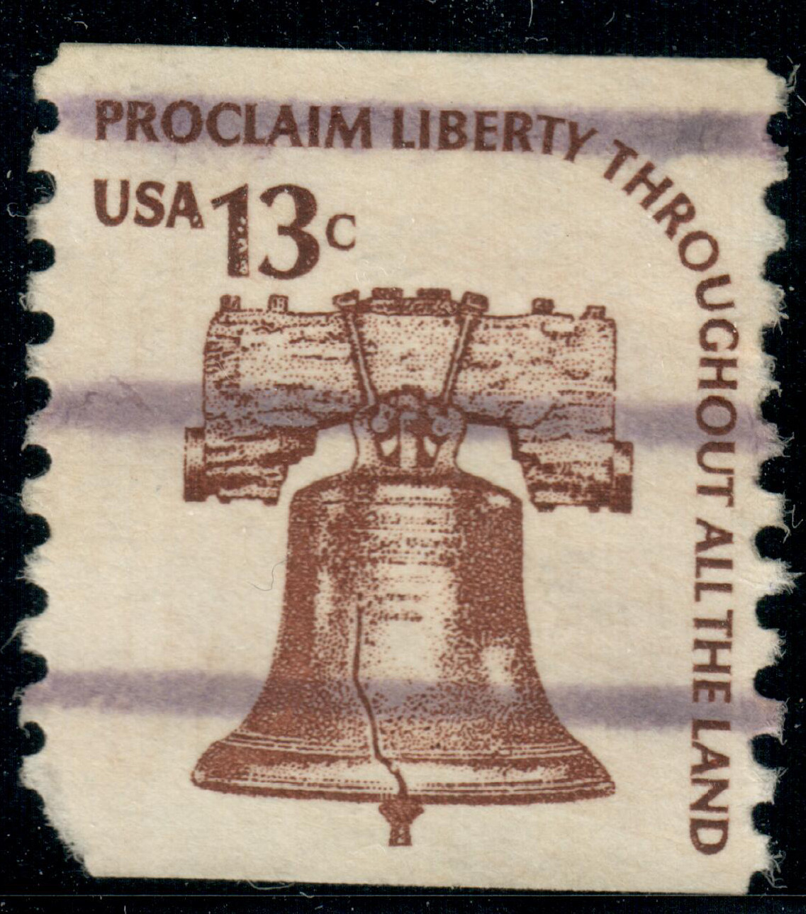 USA – 1975 – Americana Issue – Liberty Bell – Coil Stamp – 13¢ – #3588