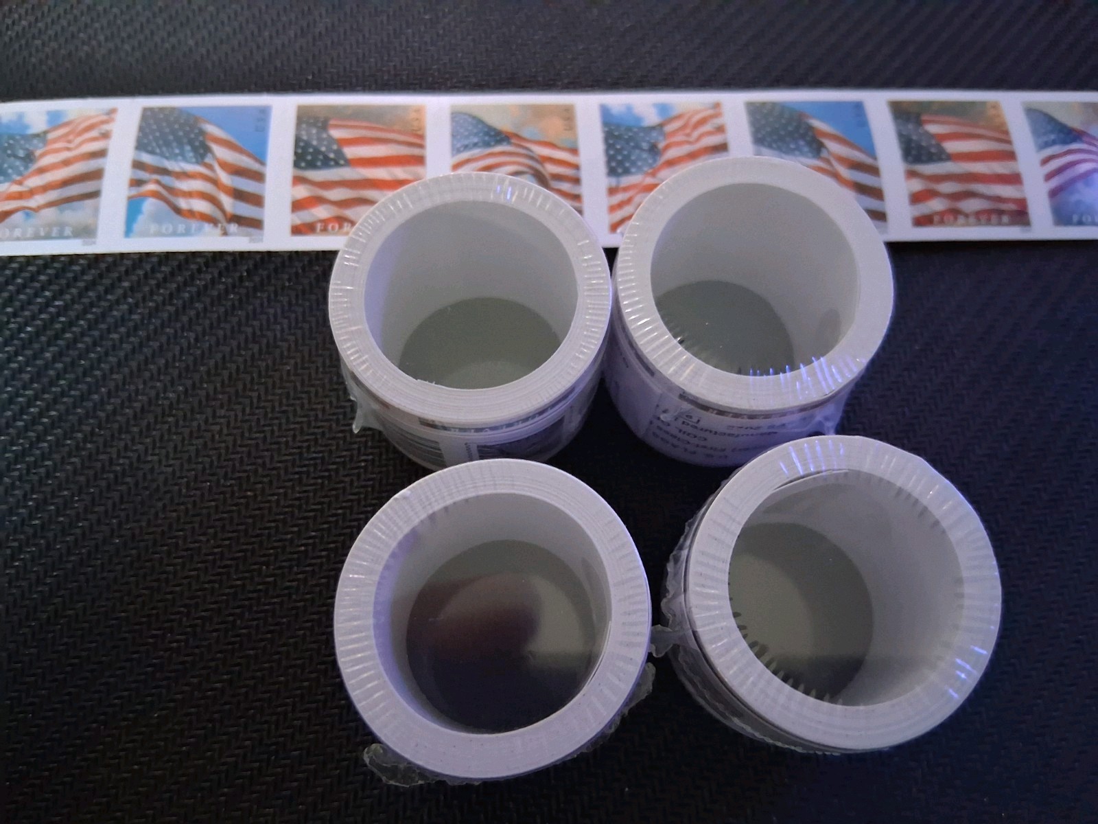 USPS Stamps 2024 4 Rolls Forever Flag stamps New Sealed
