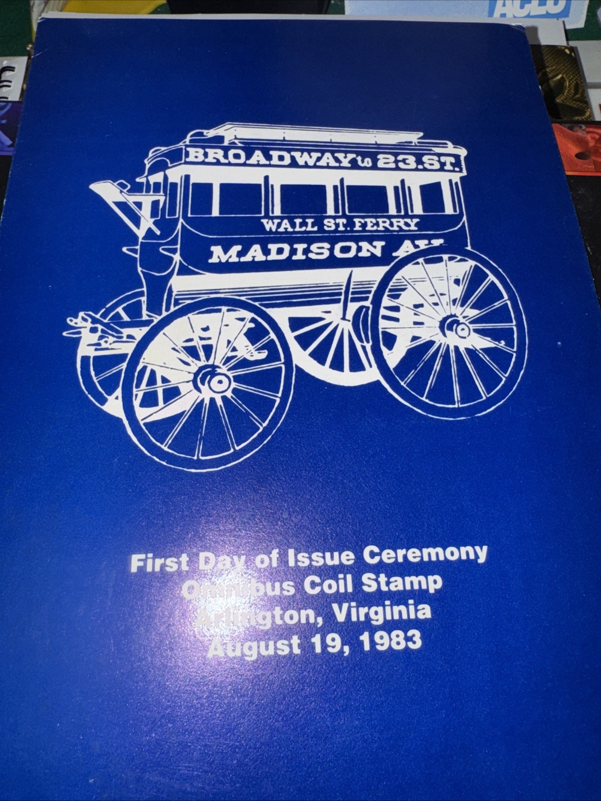 First Day Of Issue Omnibus Coil Stamp 8/19/1983 Arlington, VA