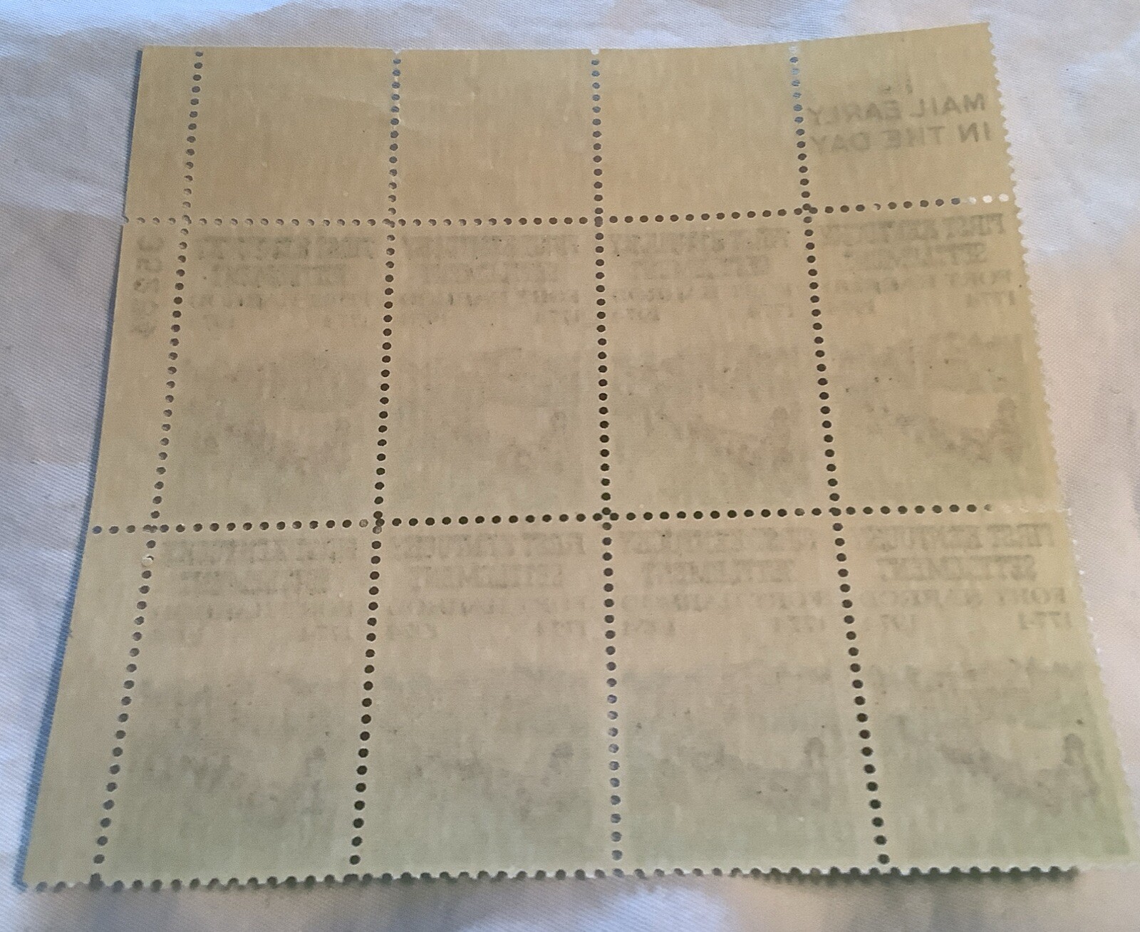 Sheet of 8 USPS 10-Cent Stamps – Kentucky Settlement 200th Anniv – Scott 1542