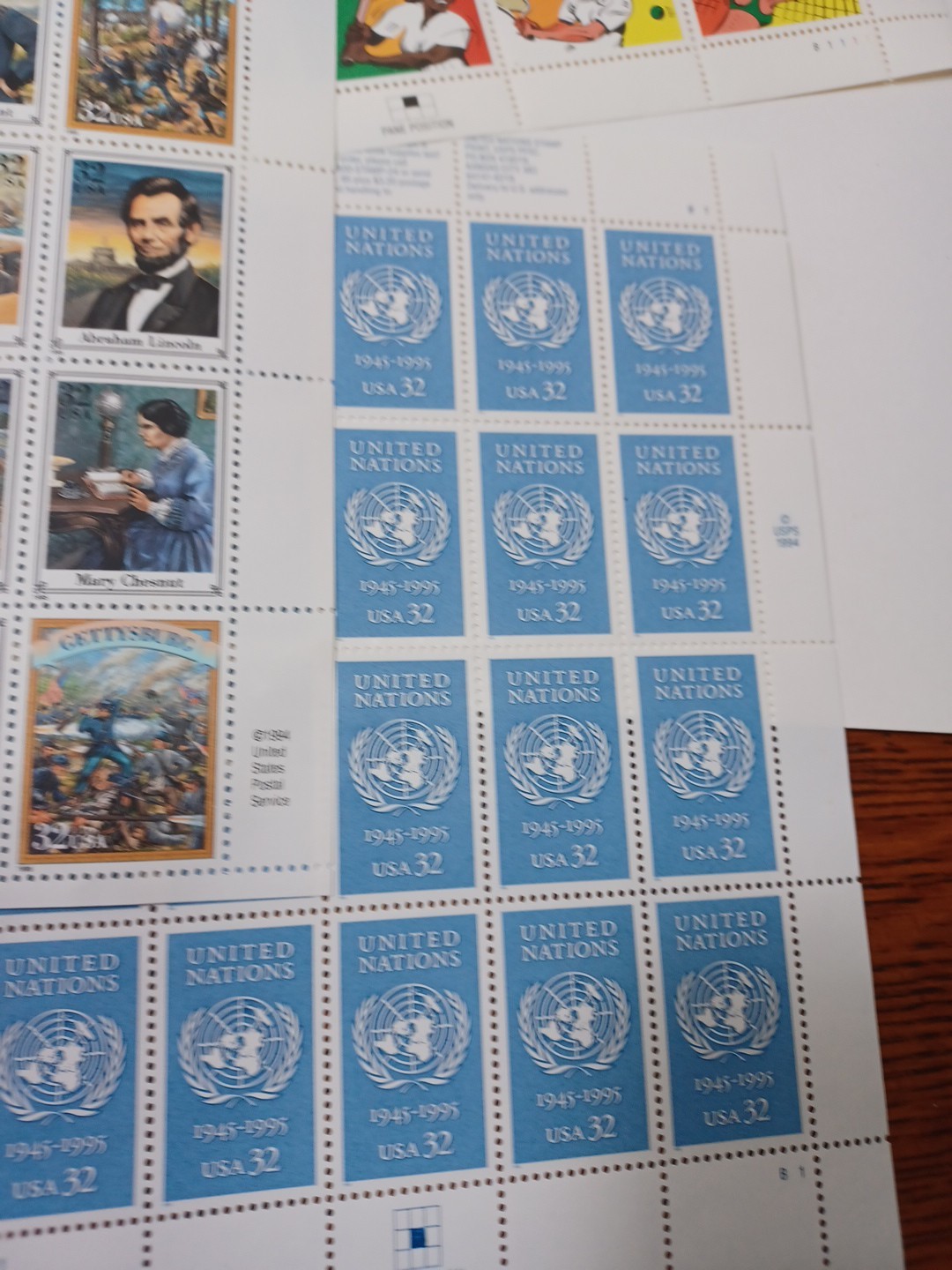 (96) 32 Cent Assorted Postage Stamps JBL1