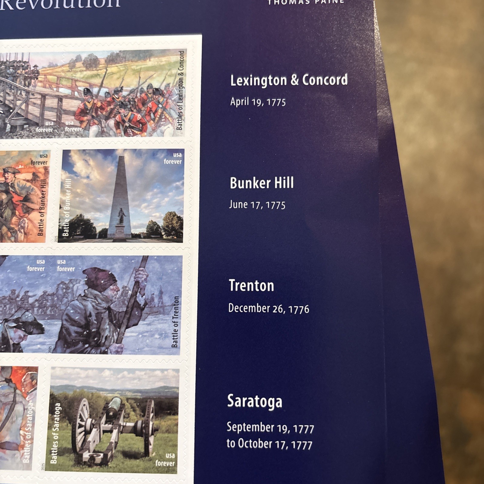 10 Forever Stamps Battlefields