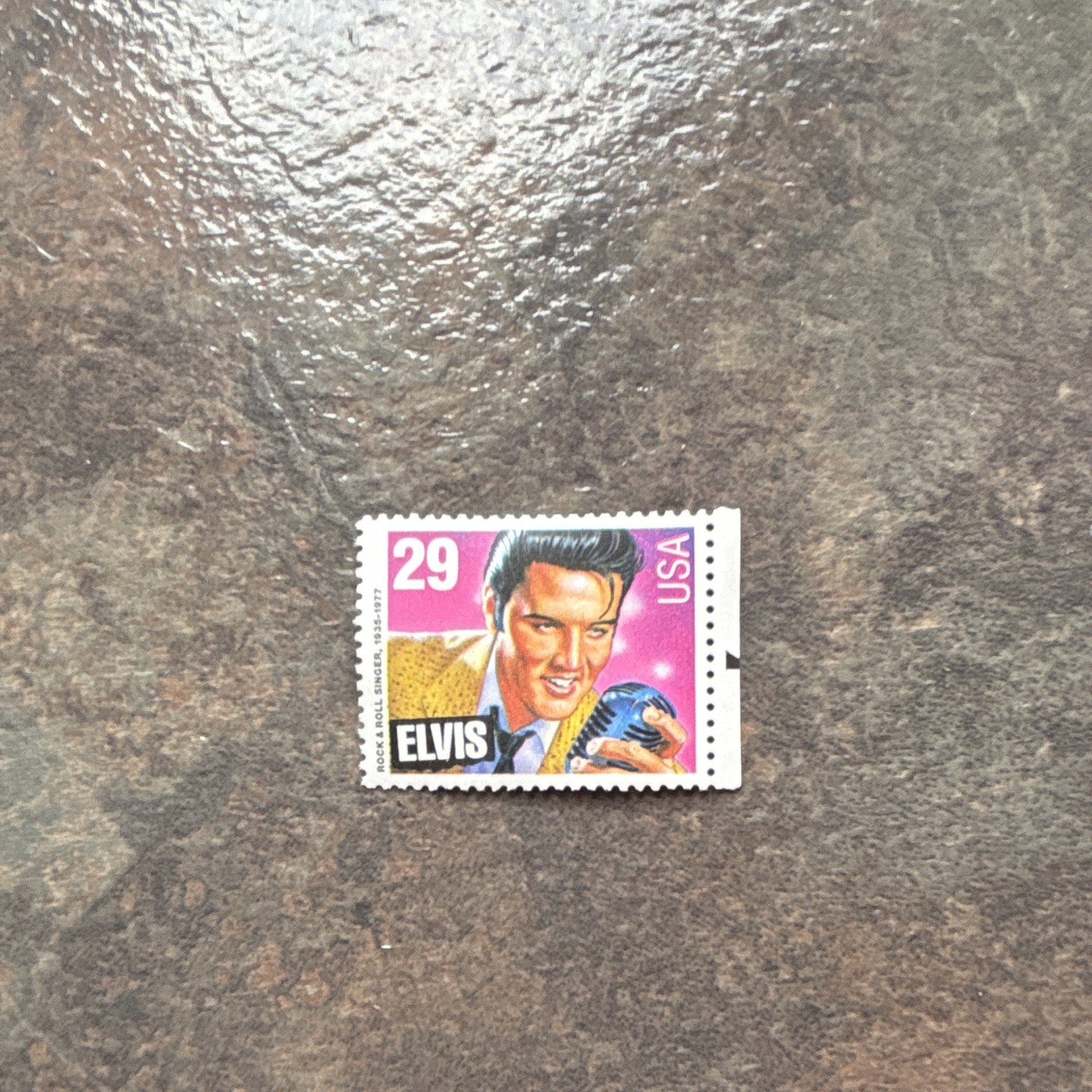 United States 29 Cent Elvis Presley Multicolor Postage Stamp