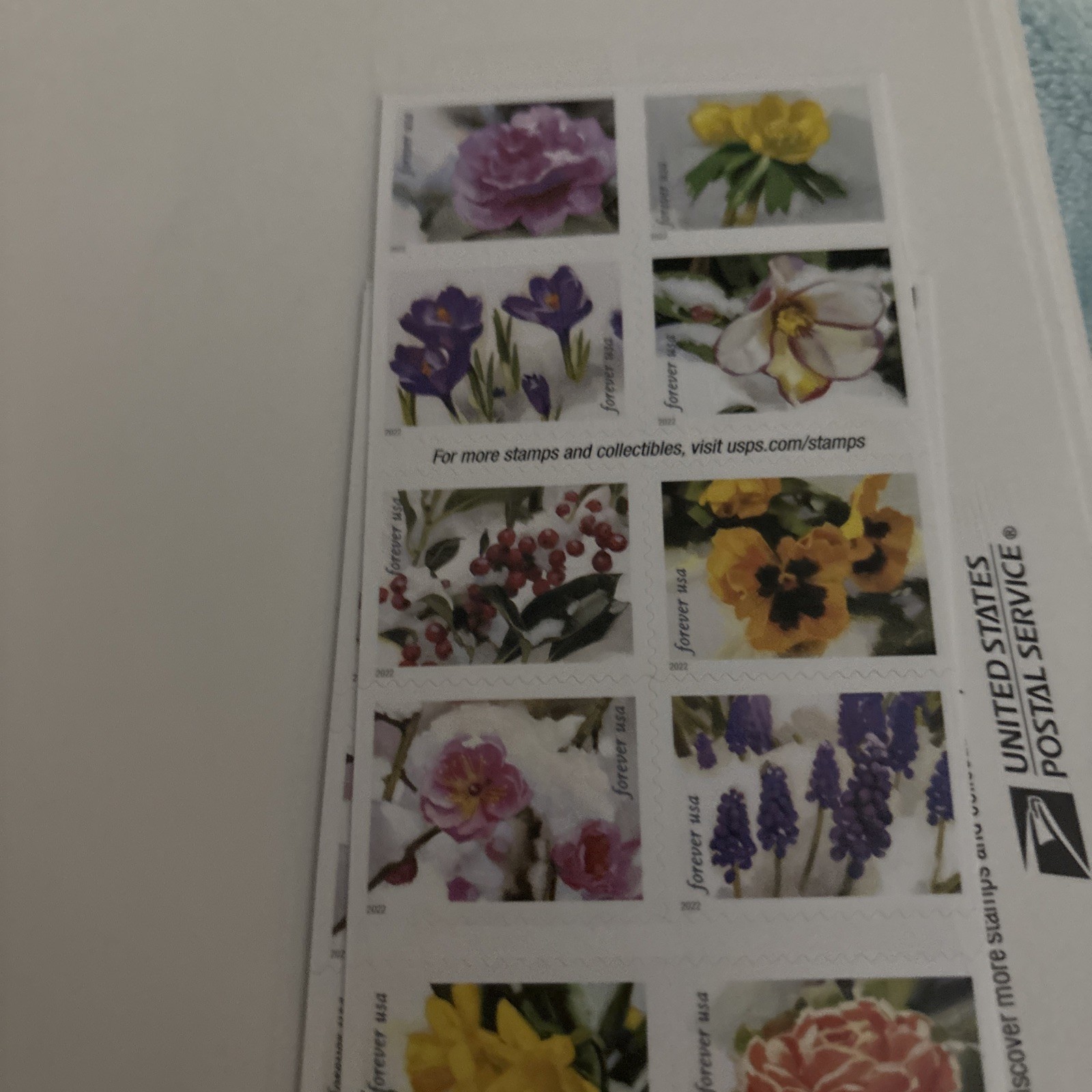 20 FOREVER STAMPS-SNOWY BEAUTY