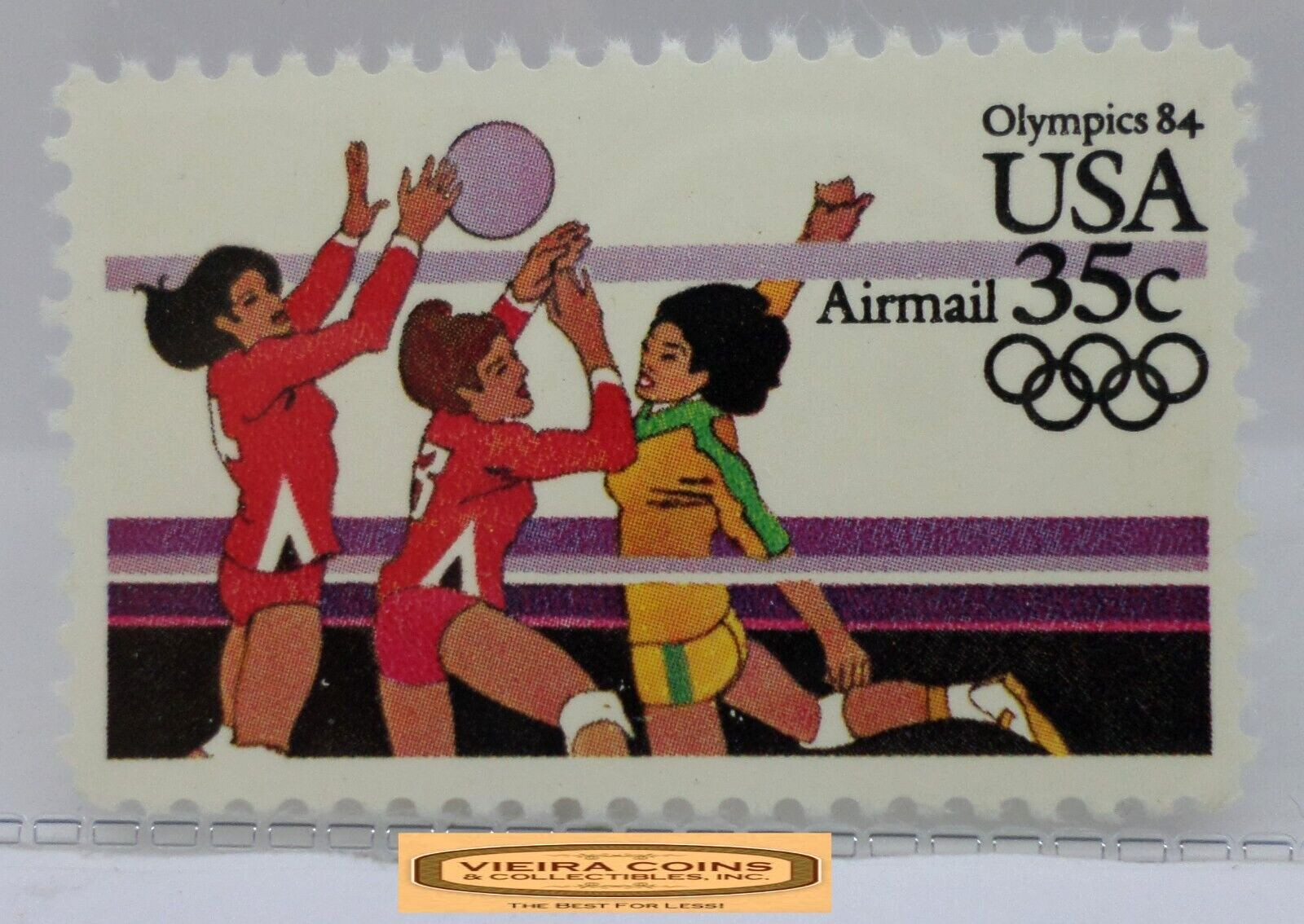 1984 USA Airmail Olympics 35 Cents Stamp – #S41421NQ