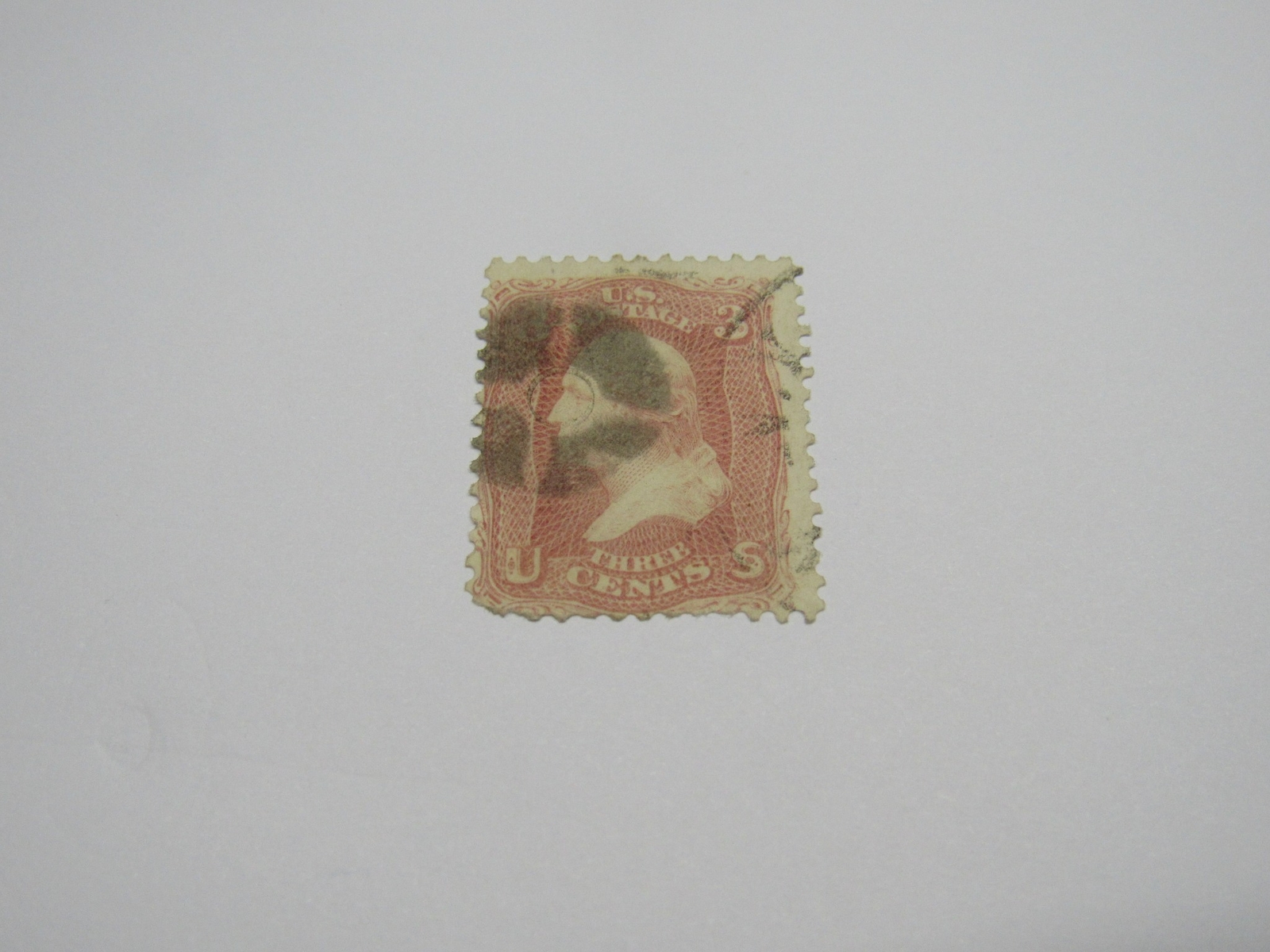 PSE Certified Stamp!! 1861 U.S. POSTAGE 3¢ Genuine Used STP-11-IB