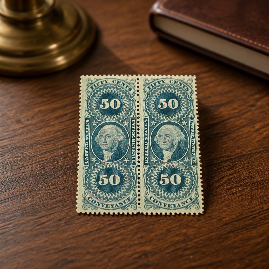 1862-71 U.S. INTERNAL REVENUE EXCHANGE~50 CENT~STAMP Scott # R54c #3253