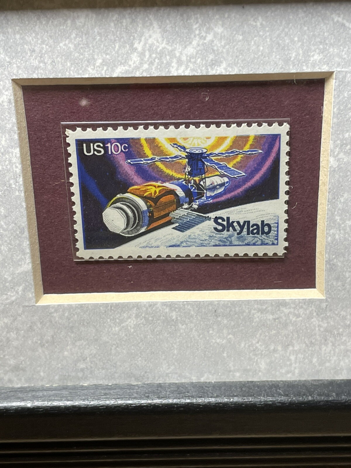United States 10 Cents Skylab US Postage Stamp Mint Condition Framed