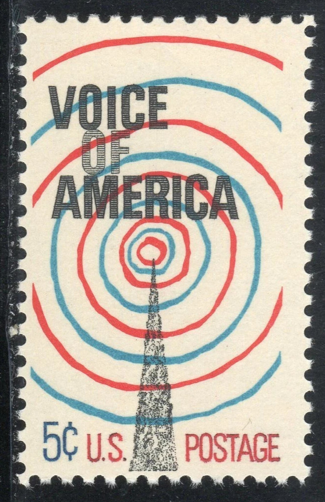 USA 1967 – VOICE OF AMERICA, 5¢ Stamp – U.S. MNH Vintage Stamp – Scott #1329