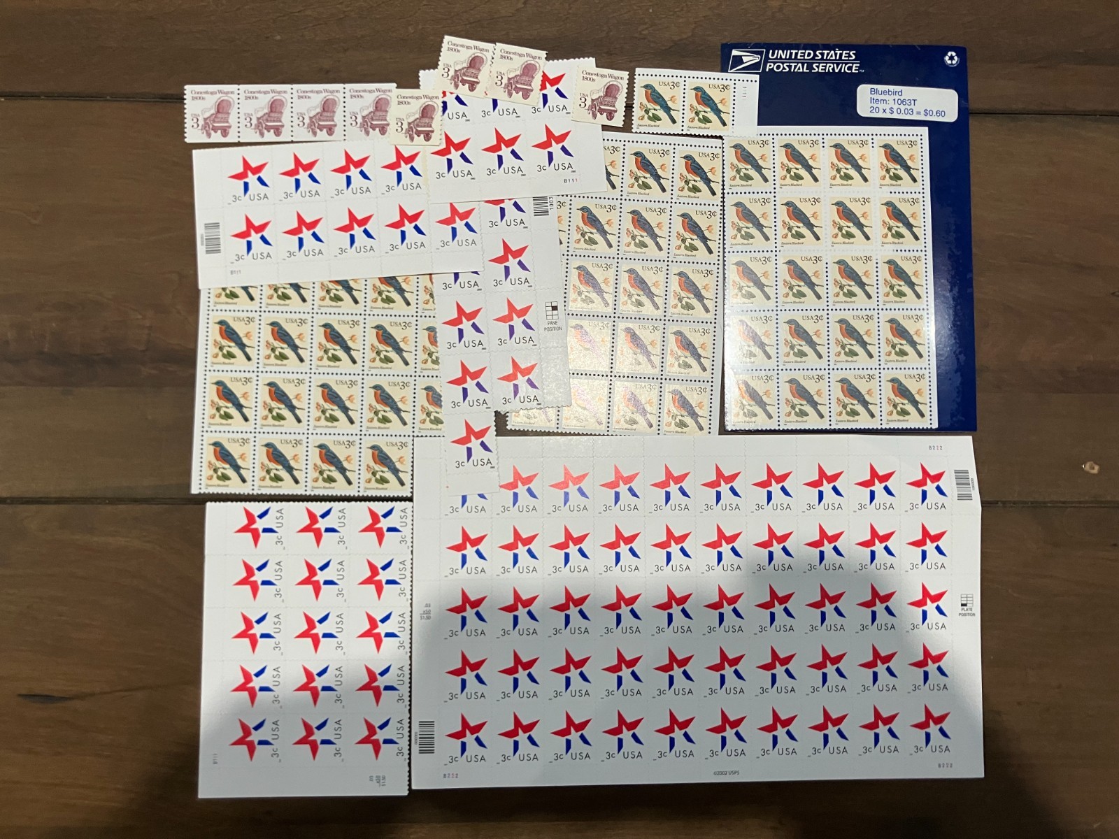 USPS Discount Postage 20% Off Face $39.56 Mint 1¢-5¢ Stamps 1,455 Qty Make-Up Po