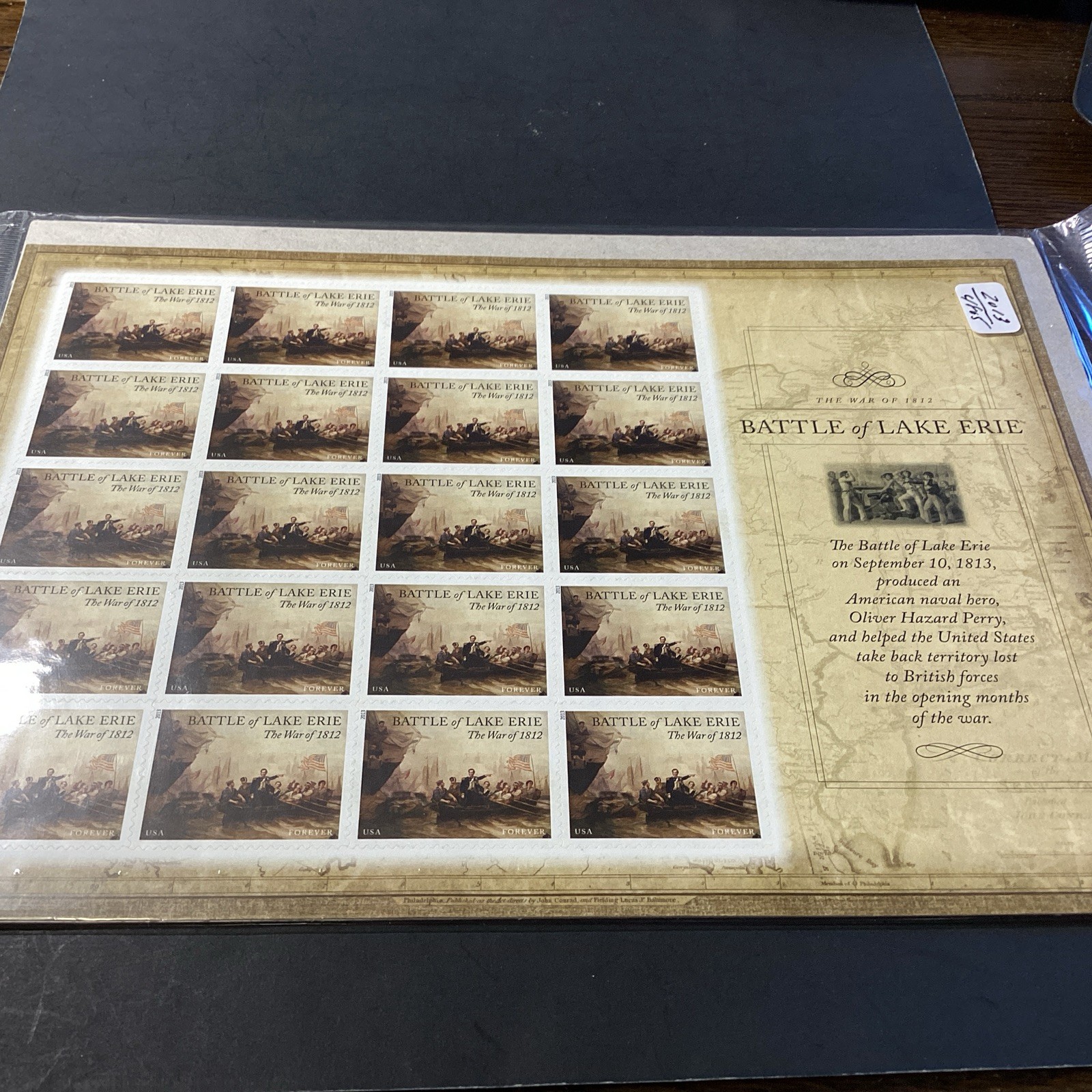 SCOTT# 4805 BATTLE OF LAKE ERIE SHEET OF 20 STAMPS FOREVER MNH-2013-NIP-US