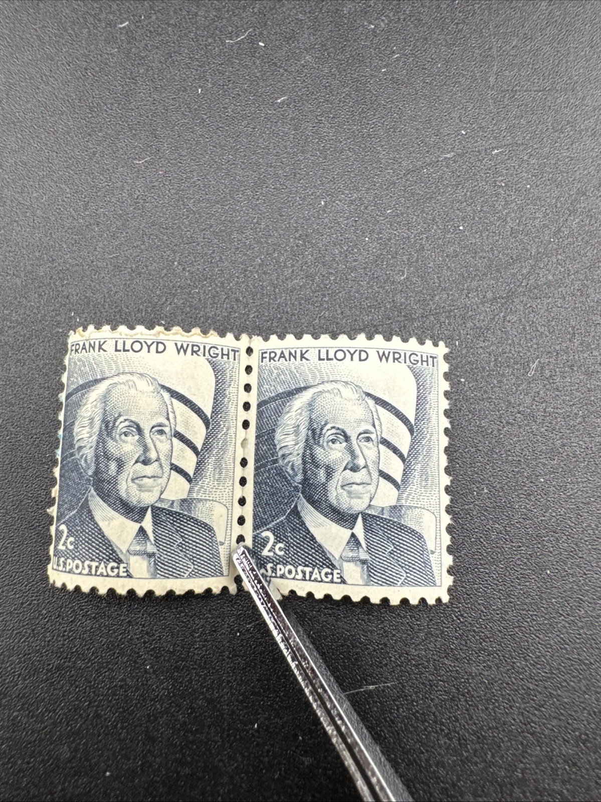 Rare 1966 Frank Lloyd Wright 2 Cent U.S. Postage Stamp –Mint /Unused Set Of 2 #2
