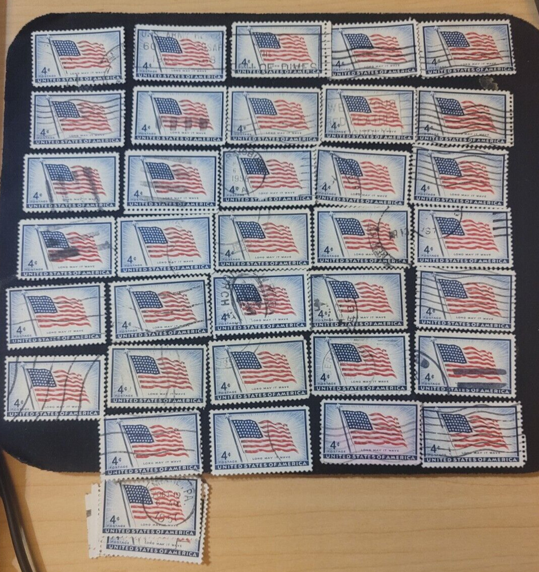# 1092 – 1957 3¢ Oklahoma Statehood Used 1 Stamp + 2 FREE Stamps