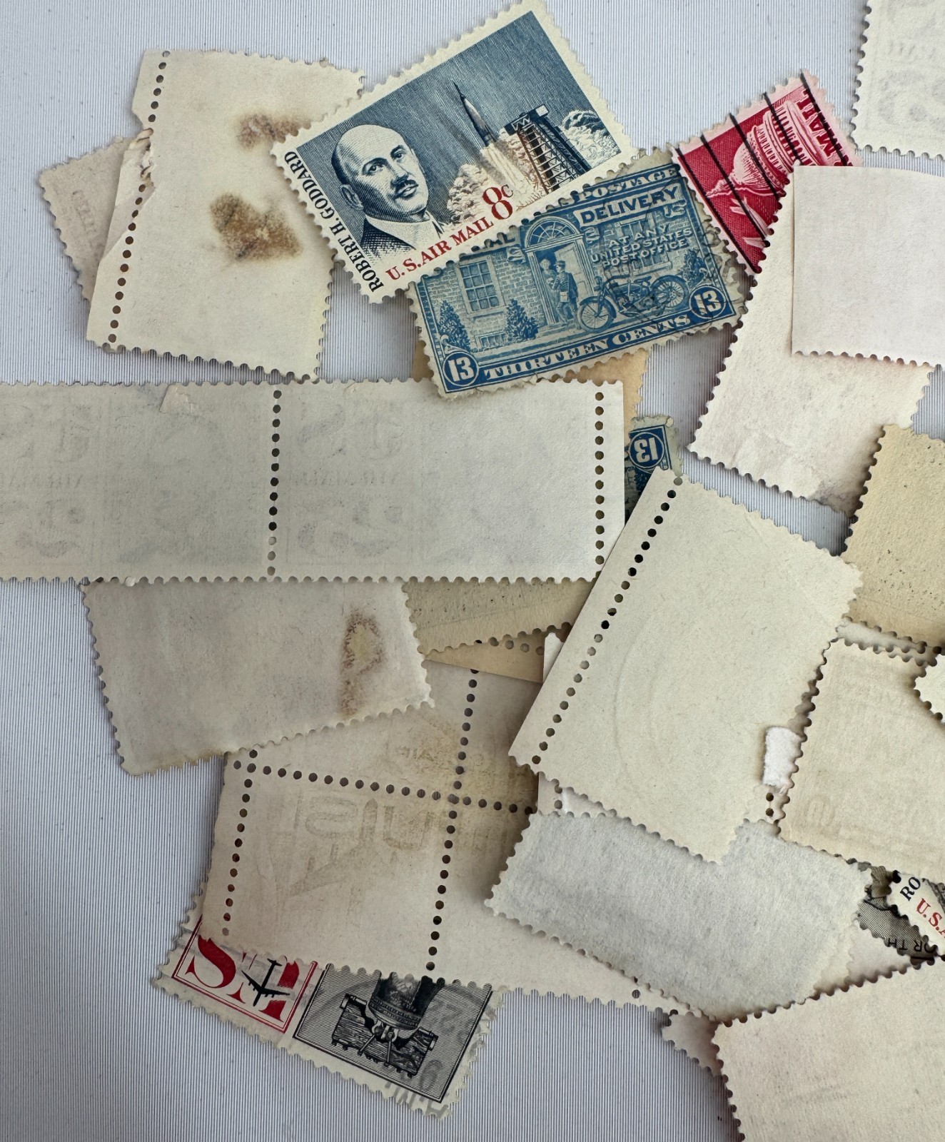 Vintage US Airmail and Special Delivery Stamp Mixture Lot 1940s-1960s Used