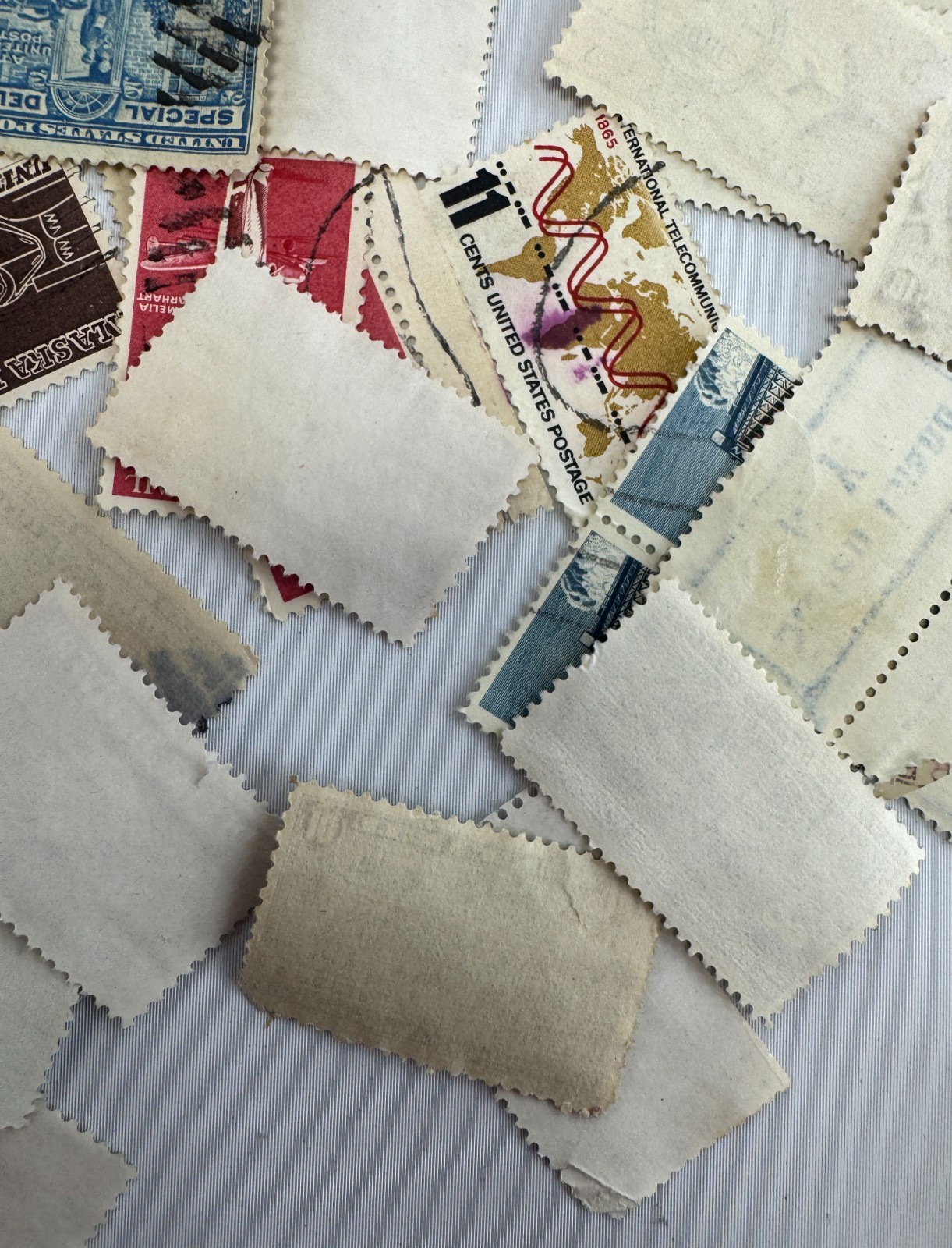 Vintage US Airmail and Special Delivery Stamp Lot 100+ Used Transportation
