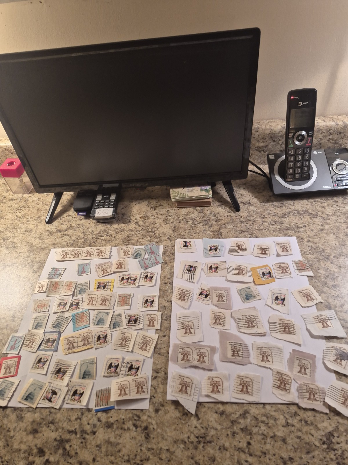 USA – 1975 Americana Lot Of ( 90 ) Printing Press ,church, capital dome, liberty