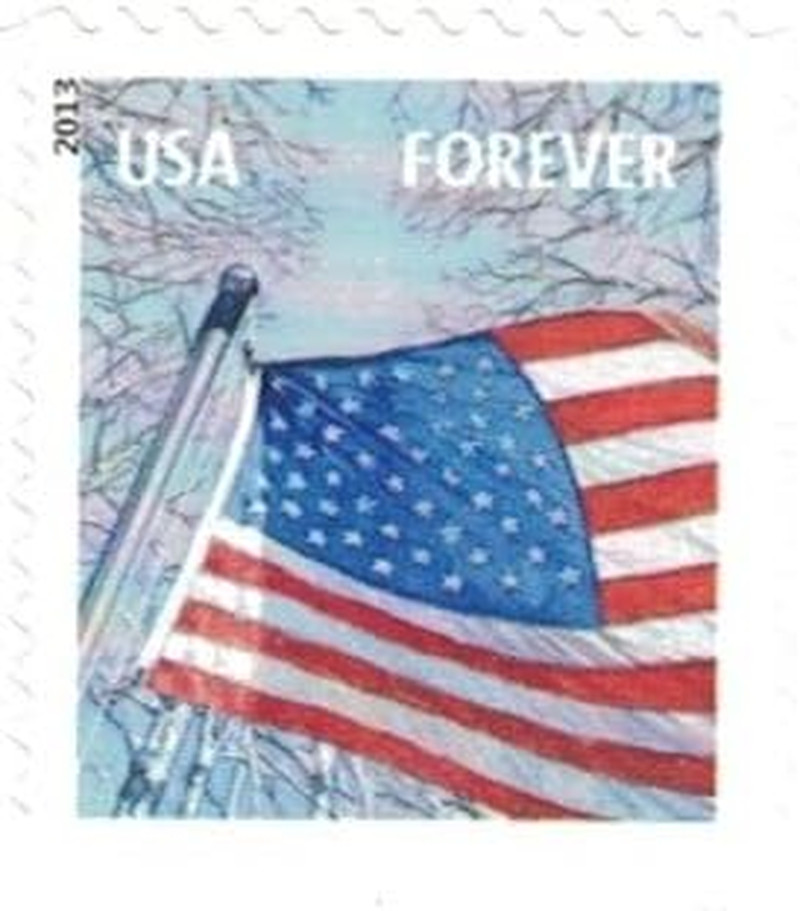 Flags for All Seasons Forever Stamps 100 Stamps (5 Books of 20)