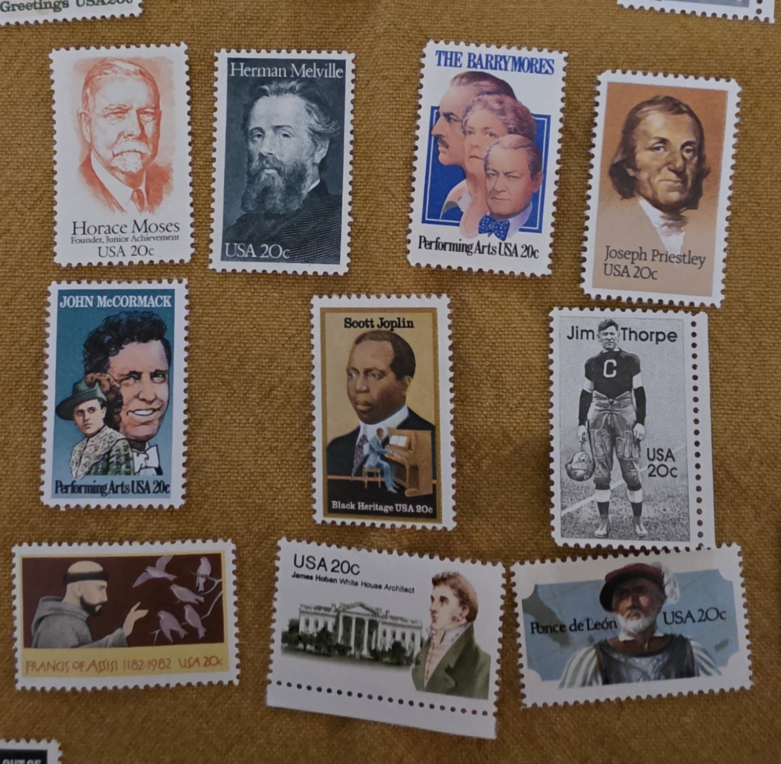 USPS Lot Of 20 Cent Stamps Never Used