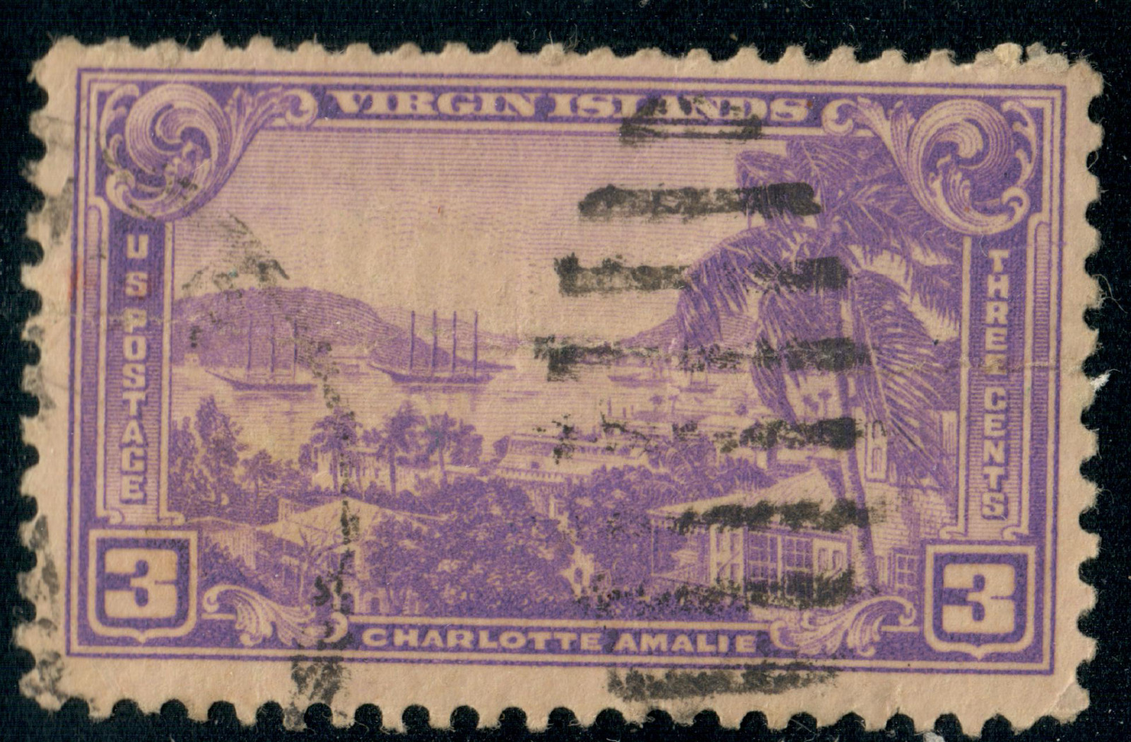 USA – 1937 – Territorial Issues – Virgin Islands – 3¢ – #2942